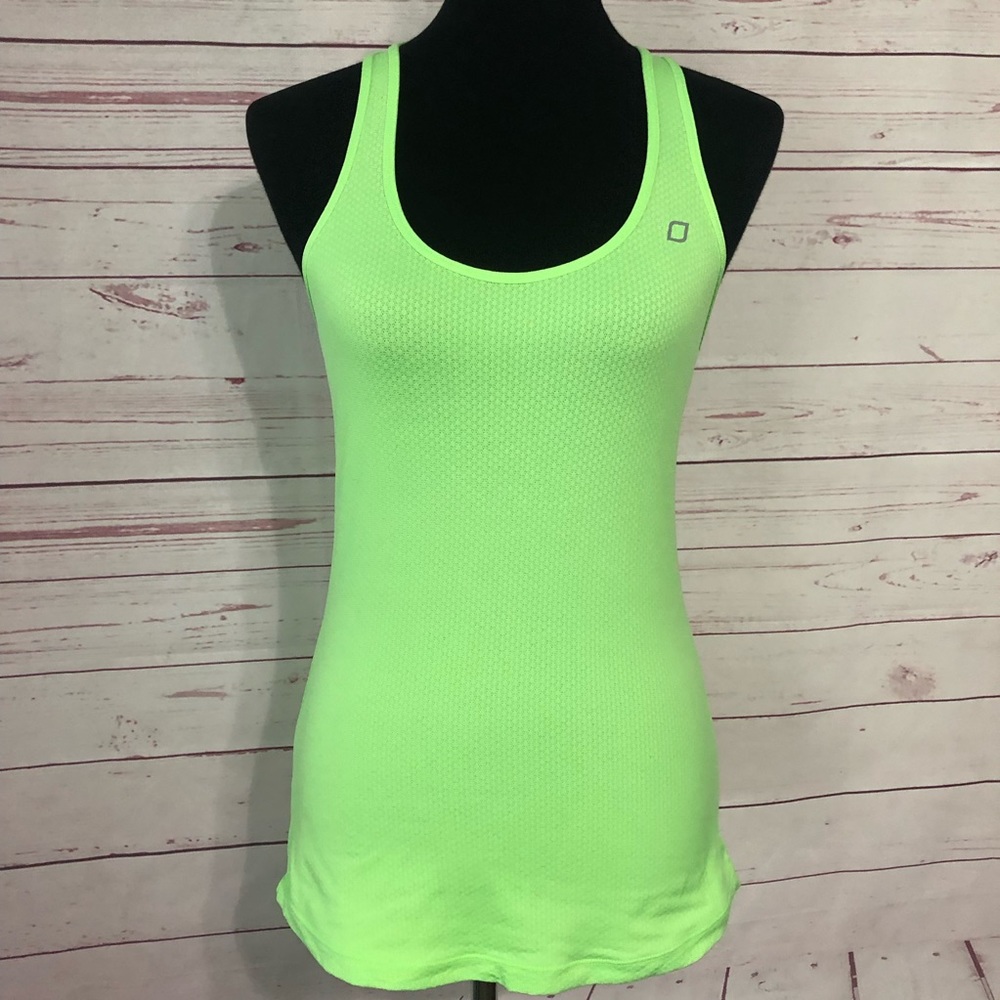 Lorna Jane Neon Green Racerback Workout Tank